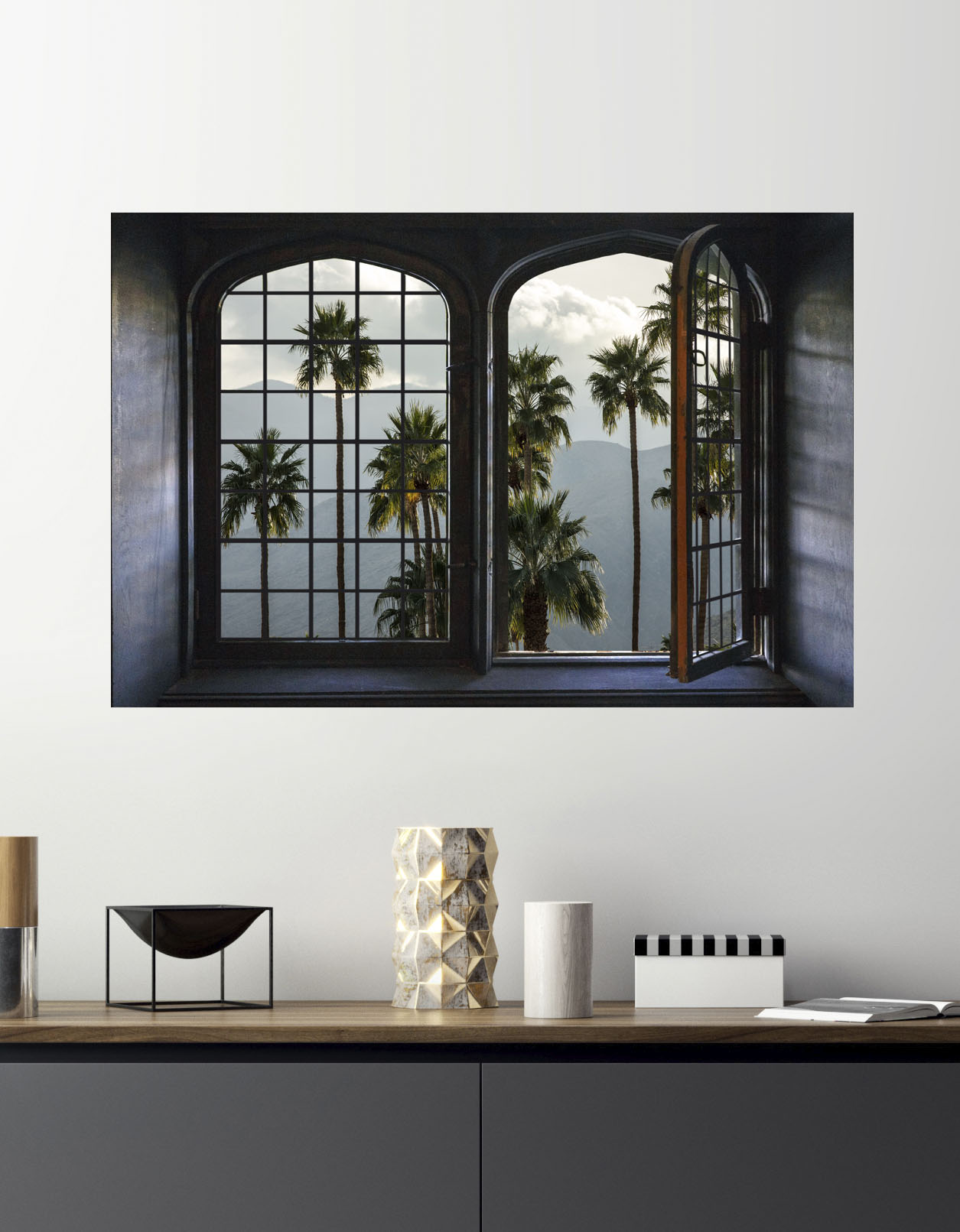 queence Wandsticker »Palmen«, Wandsticker, Wandbild, selbstklebend, 3D, Fenster queence Wandsticker »Palmen«, Wandsticker, Wandbild, selbstklebend, 3D, Fenster von queence