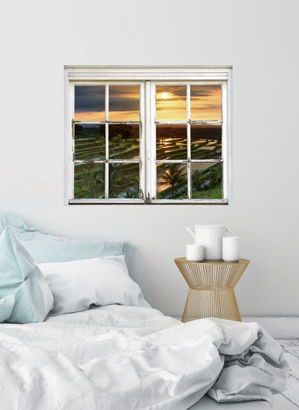 queence Wandsticker »Plantage«, Wandsticker, Wandbild, selbstklebend, 3D, Fenster queence Wandsticker »Plantage«, Wandsticker, Wandbild, selbstklebend, 3D, Fenster von queence