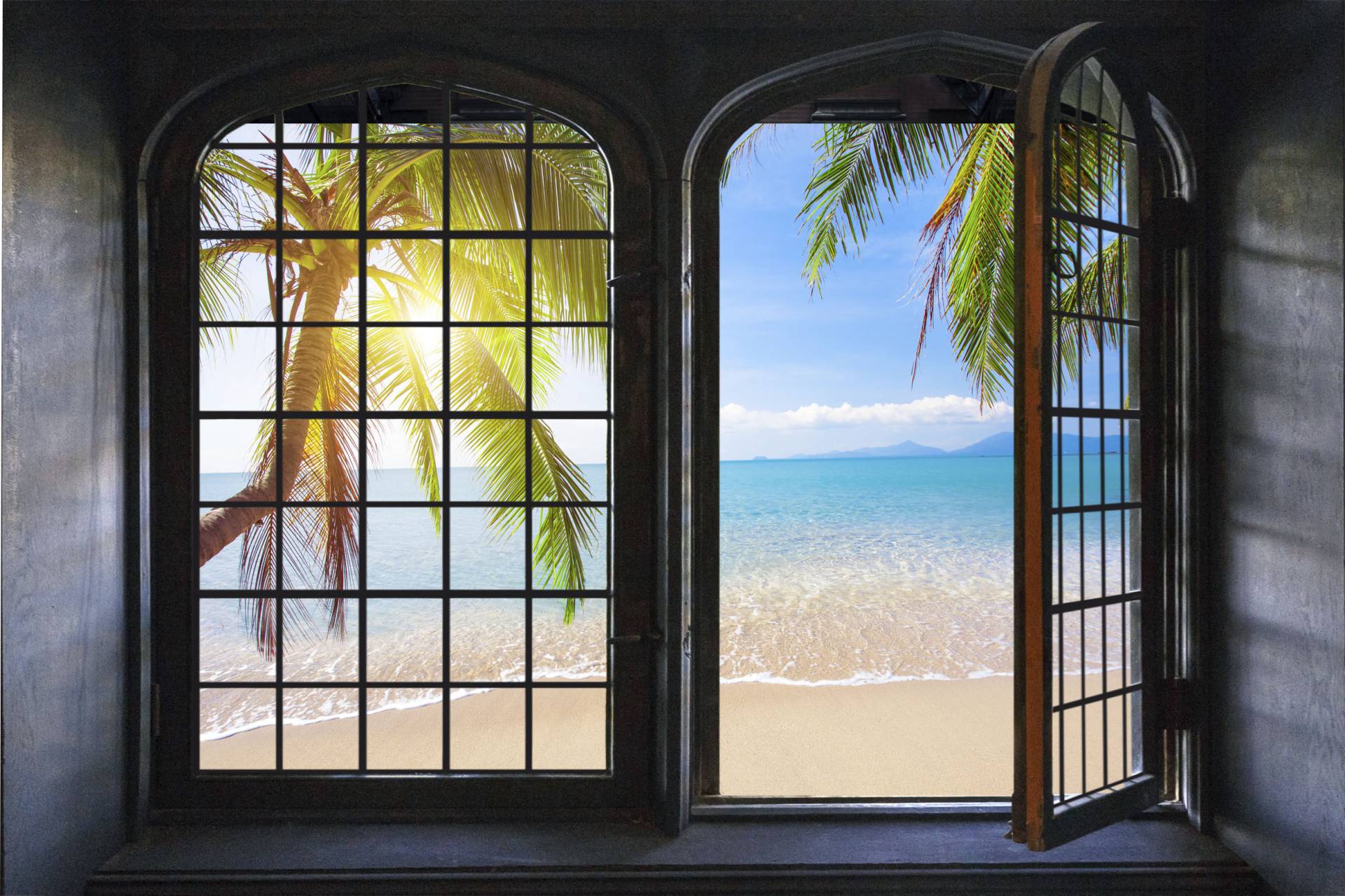 queence Wandsticker »Sonnenaufgang«, Wandsticker, Wandbild, selbstklebend, 3D, Fenster queence Wandsticker »Sonnenaufgang«, Wandsticker, Wandbild, selbstklebend, 3D, Fenster von queence