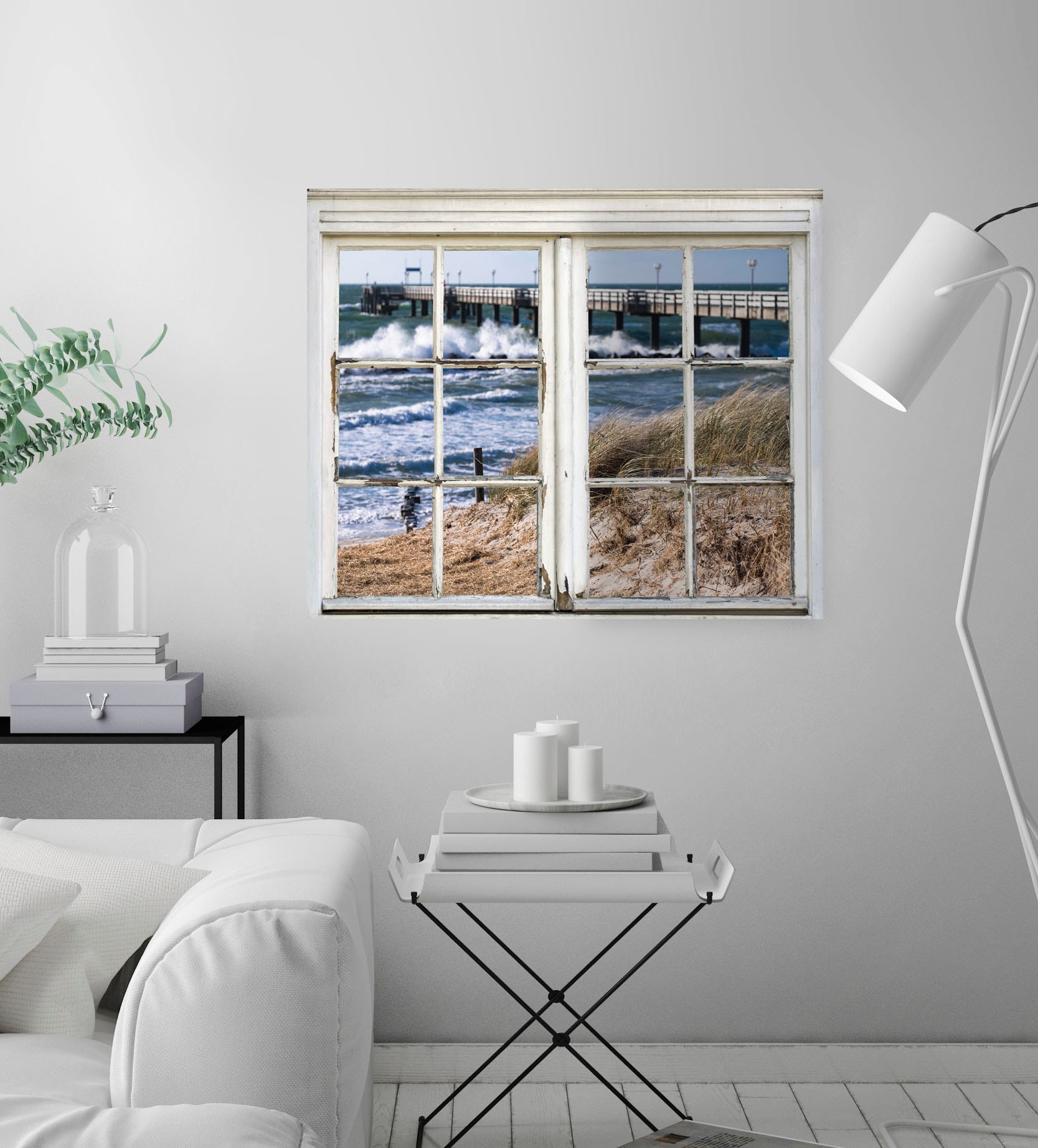 queence Wandsticker »Steg im Meer«, Wandsticker, Wandbild, Steg, Meer, selbstklebend queence Wandsticker »Steg im Meer«, Wandsticker, Wandbild, Steg, Meer, selbstklebend von queence