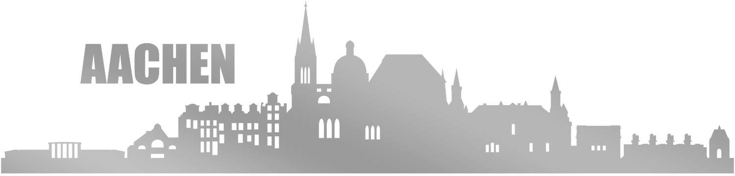 queence Wandtattoo »Aachen Skyline«, (1 St.) von queence