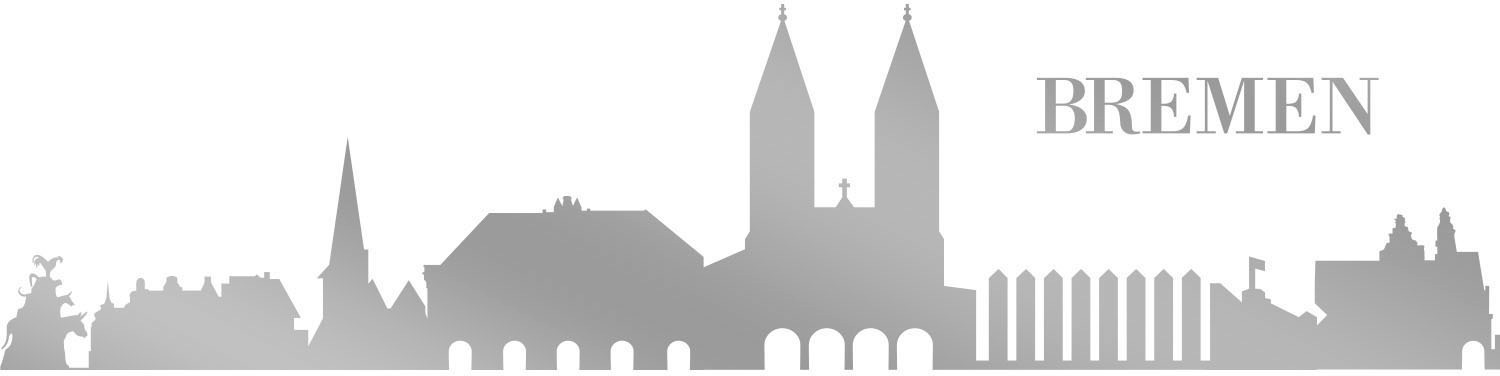 queence Wandtattoo »Bremen Skyline«, (1 St.) von queence