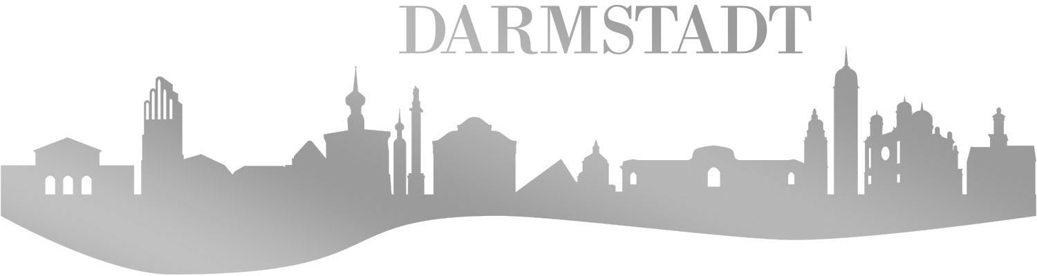 queence Wandtattoo »Darmstadt Skyline«, (1 St.) von queence