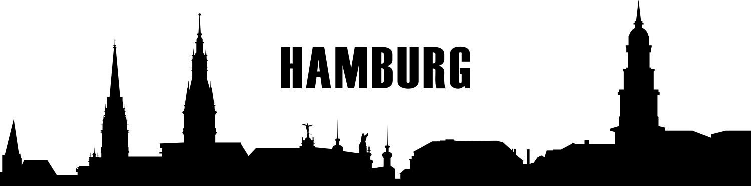 queence Wandtattoo »Hamburg Skyline«, (1 St.) von queence