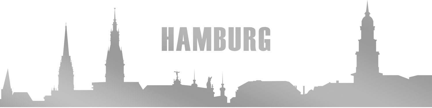 queence Wandtattoo »Hamburg Skyline«, (1 St.) von queence