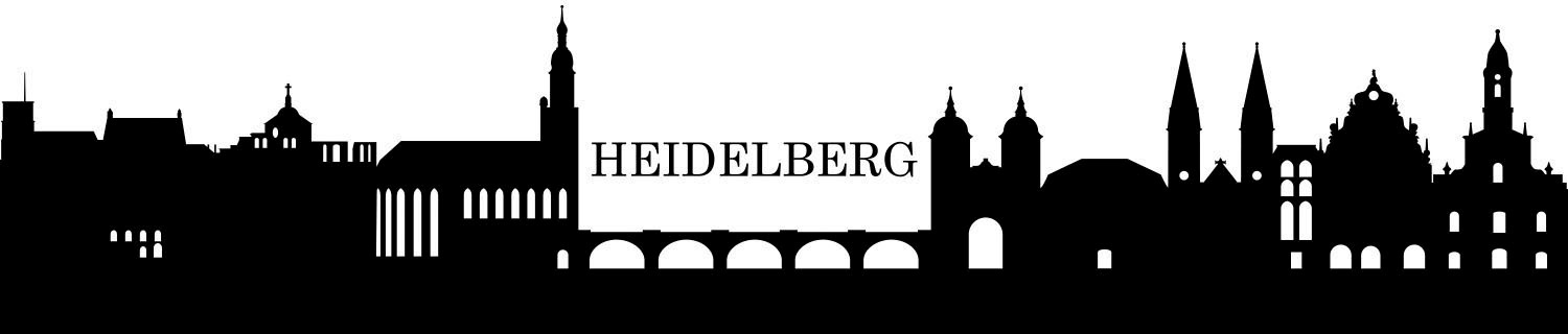 queence Wandtattoo »Heidelberg Skyline«, (1 St.) von queence