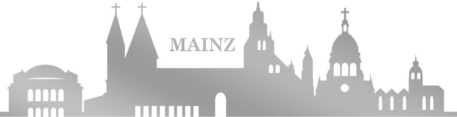 queence Wandtattoo »Mainz Skyline«, (1 St.) von queence