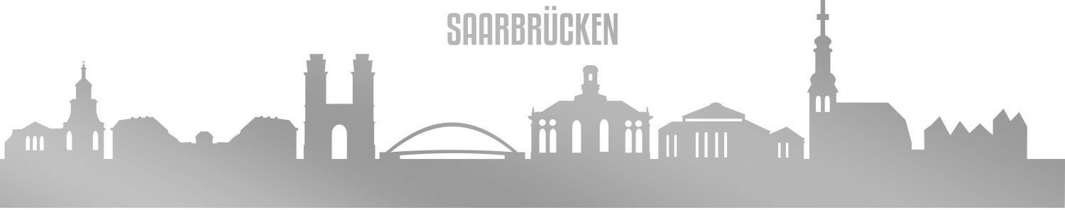 queence Wandtattoo »Saarbrücken Skyline«, (1 St.) von queence