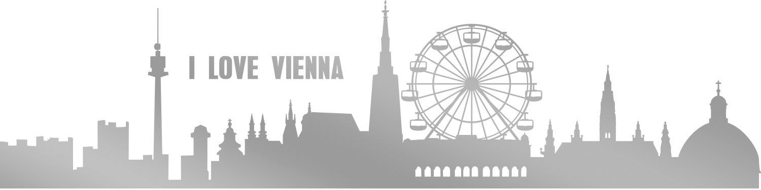 queence Wandtattoo »Vienna Skyline«, (1 St.) von queence