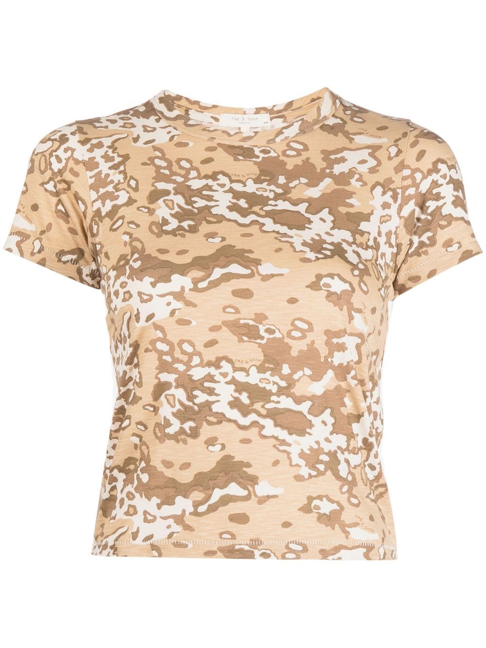 rag & bone camouflage-print short-sleeved T-shirt - Brown von rag & bone