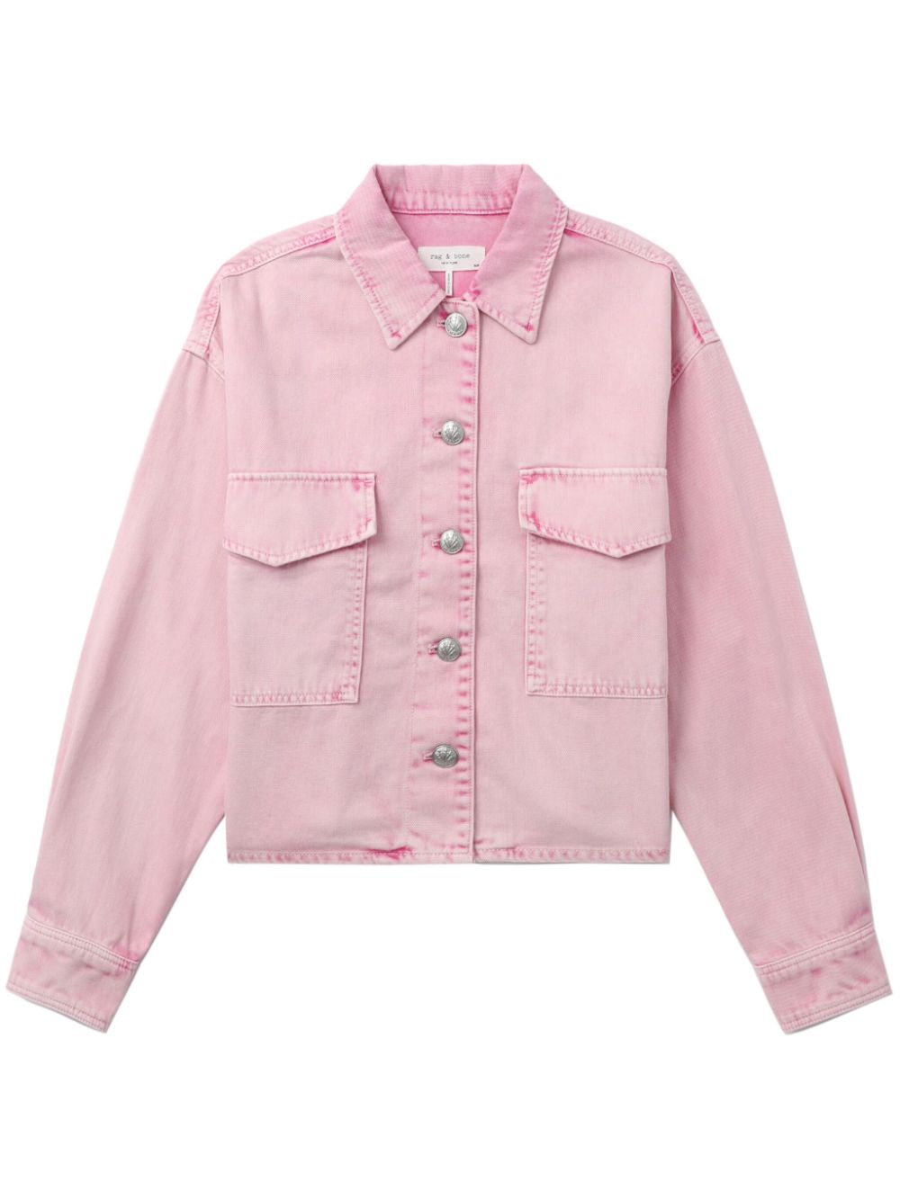 rag & bone cropped denim jacket - Pink von rag & bone