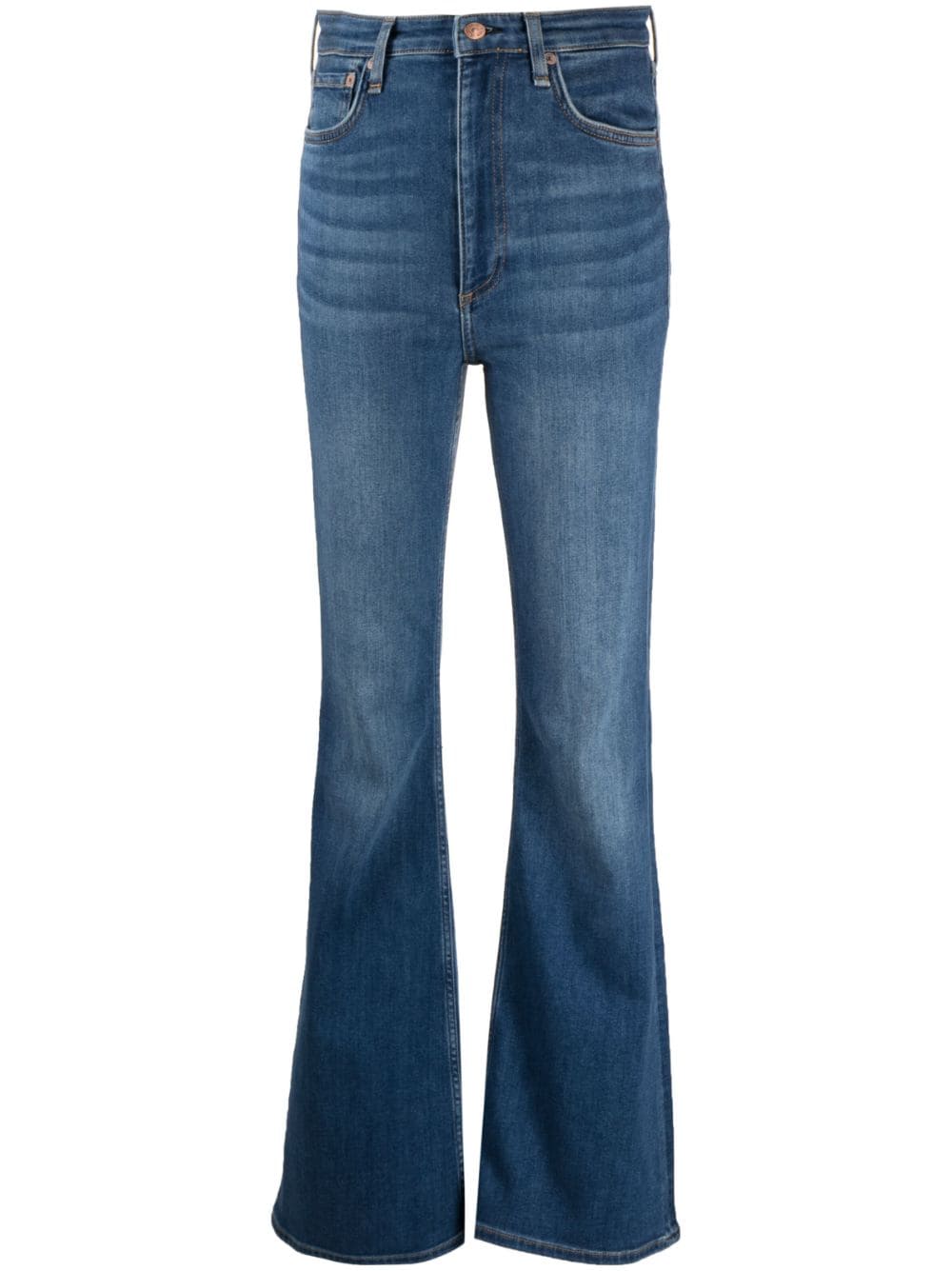 rag & bone high-rise flared jeans - Blue von rag & bone