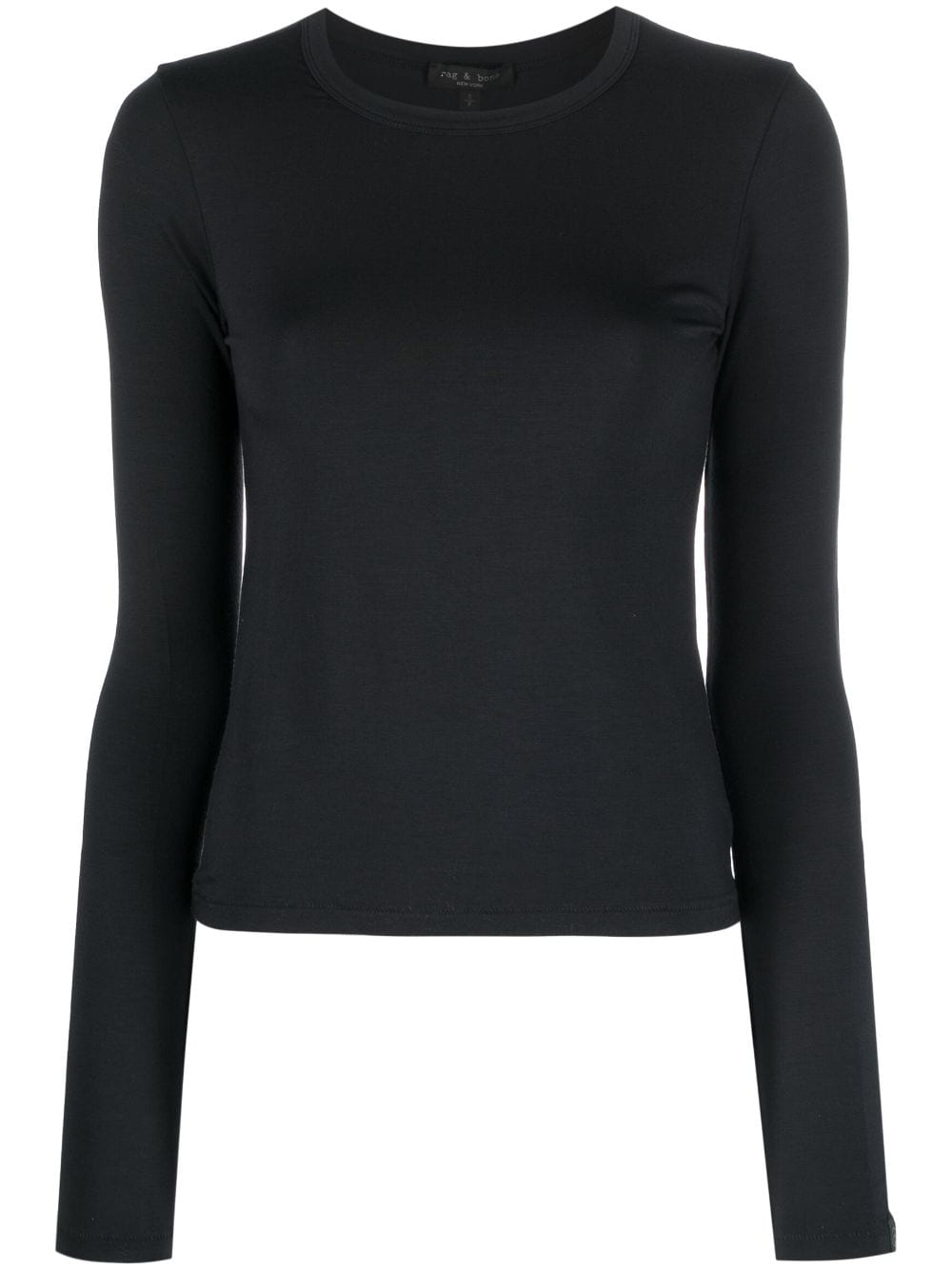 rag & bone long-sleeve modal T-shirt - Black von rag & bone