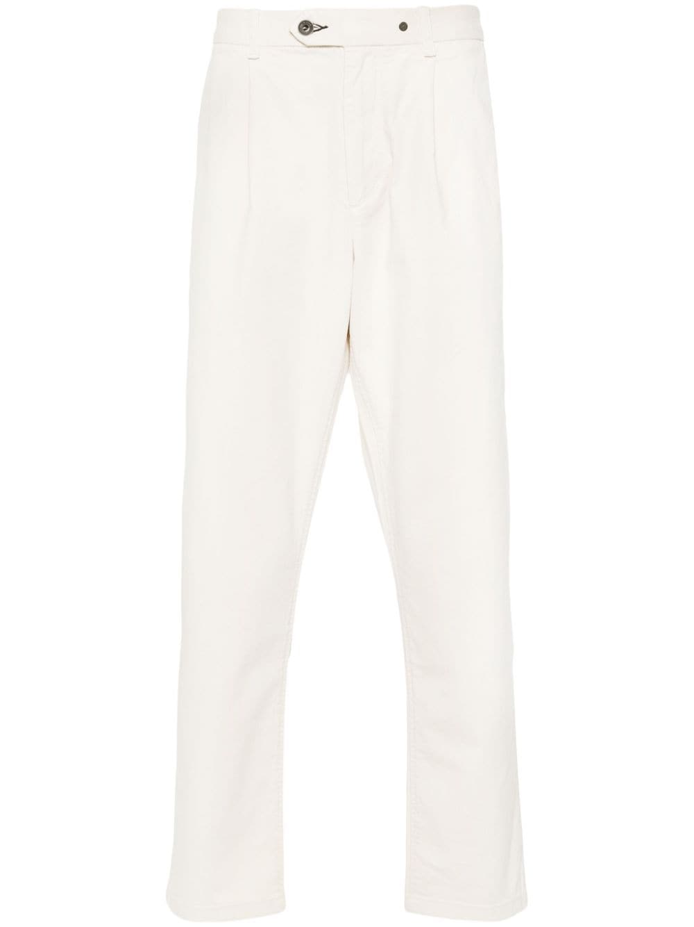 rag & bone pleat-detail twill trousers - Neutrals von rag & bone