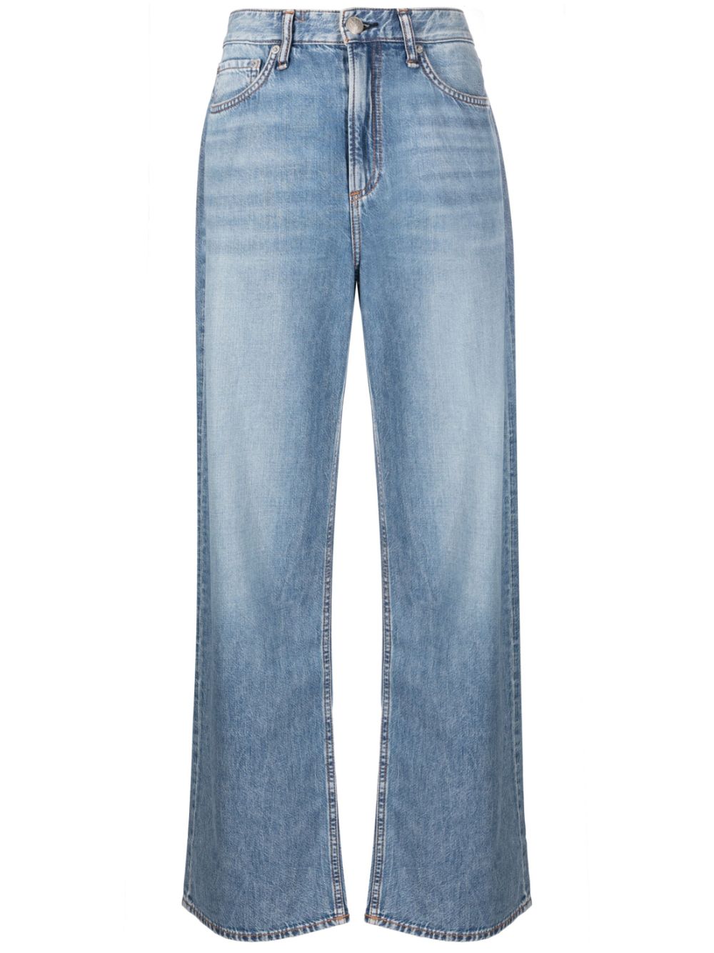 rag & bone straight-leg denim trousers - Blue von rag & bone