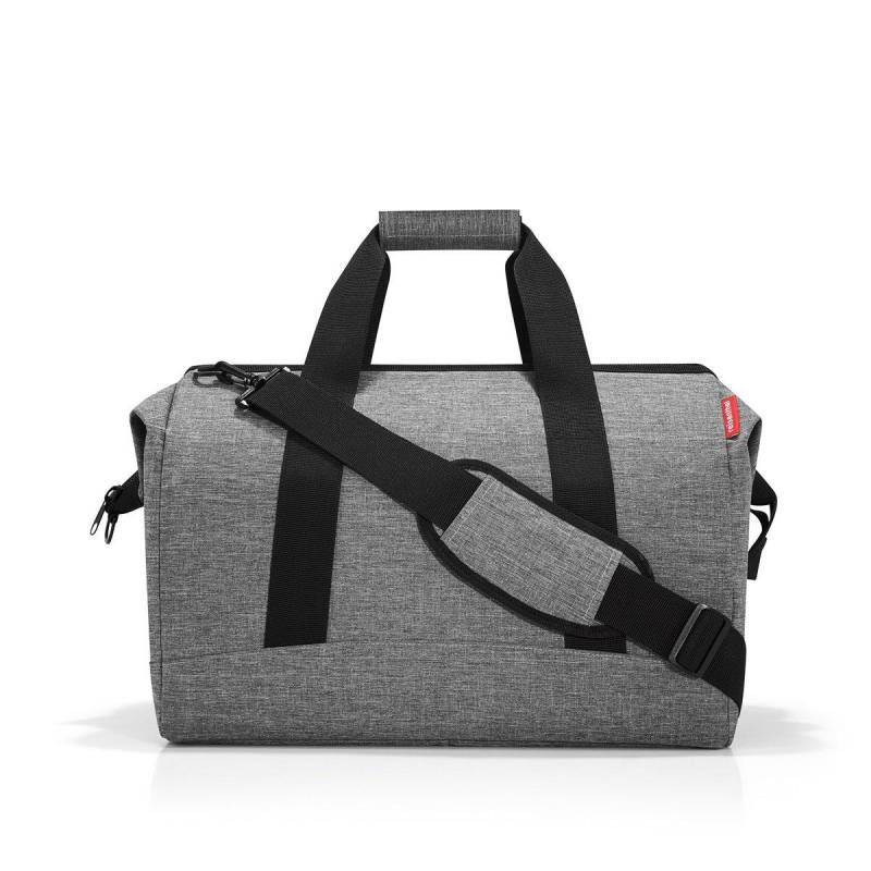 Allrounder L - Reisetasche Twist Silver Unisex Taubengrau ONE SIZE von reisenthel