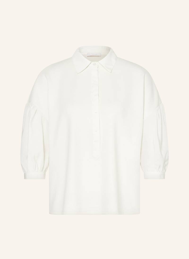 Rich & Royal Blusenshirt Im Materialmix Mit 3/4-Arm weiss von Rich & Royal