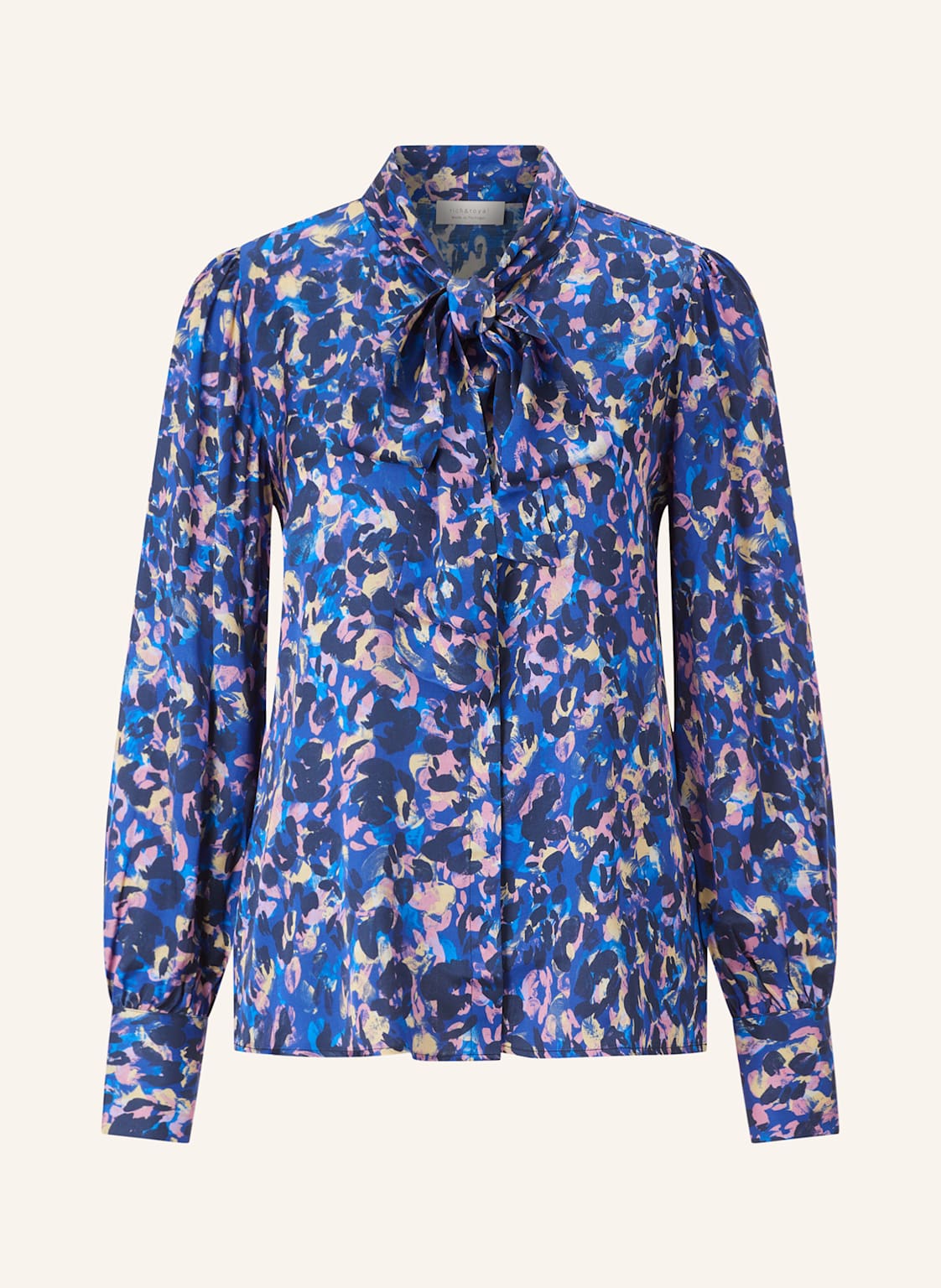 Rich & Royal Hemdbluse Mit Schluppe blau Rich & Royal Hemdbluse Mit Schluppe blau von Rich & Royal