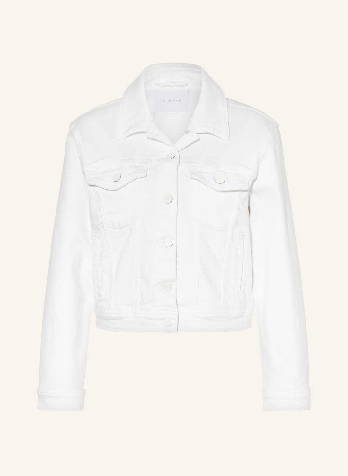 Rich&Royal Jeansjacke weiss von rich&royal