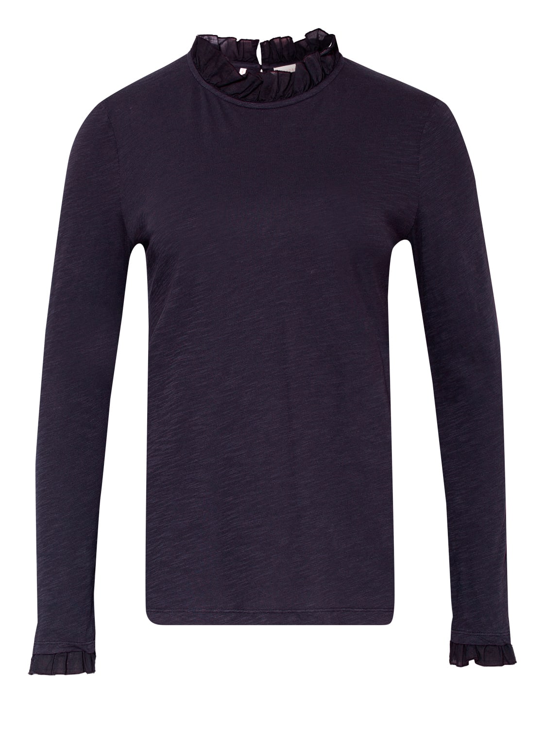 Rich & Royal Longsleeve Im Materialmix blau Rich & Royal Longsleeve Im Materialmix blau von Rich & Royal