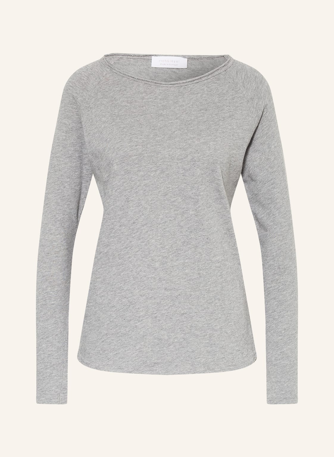 Rich&Royal Longsleeve grau von rich&royal