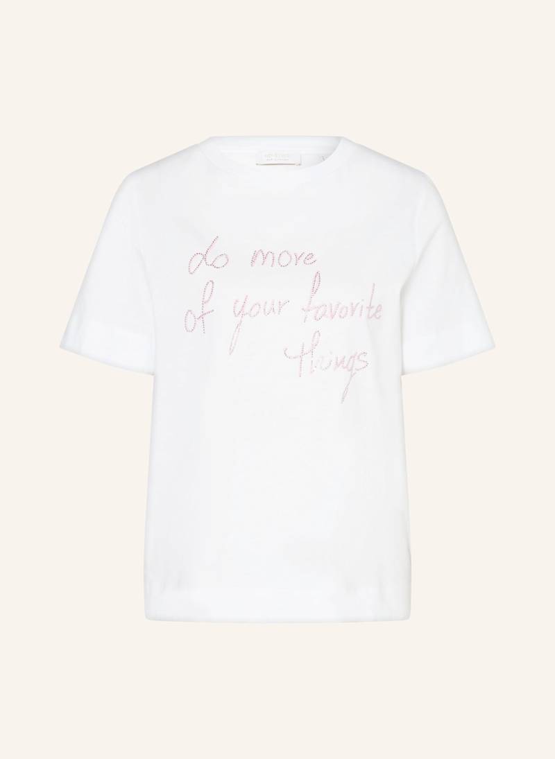 Rich & Royal T-Shirt Mit Schmucksteinen weiss von Rich & Royal