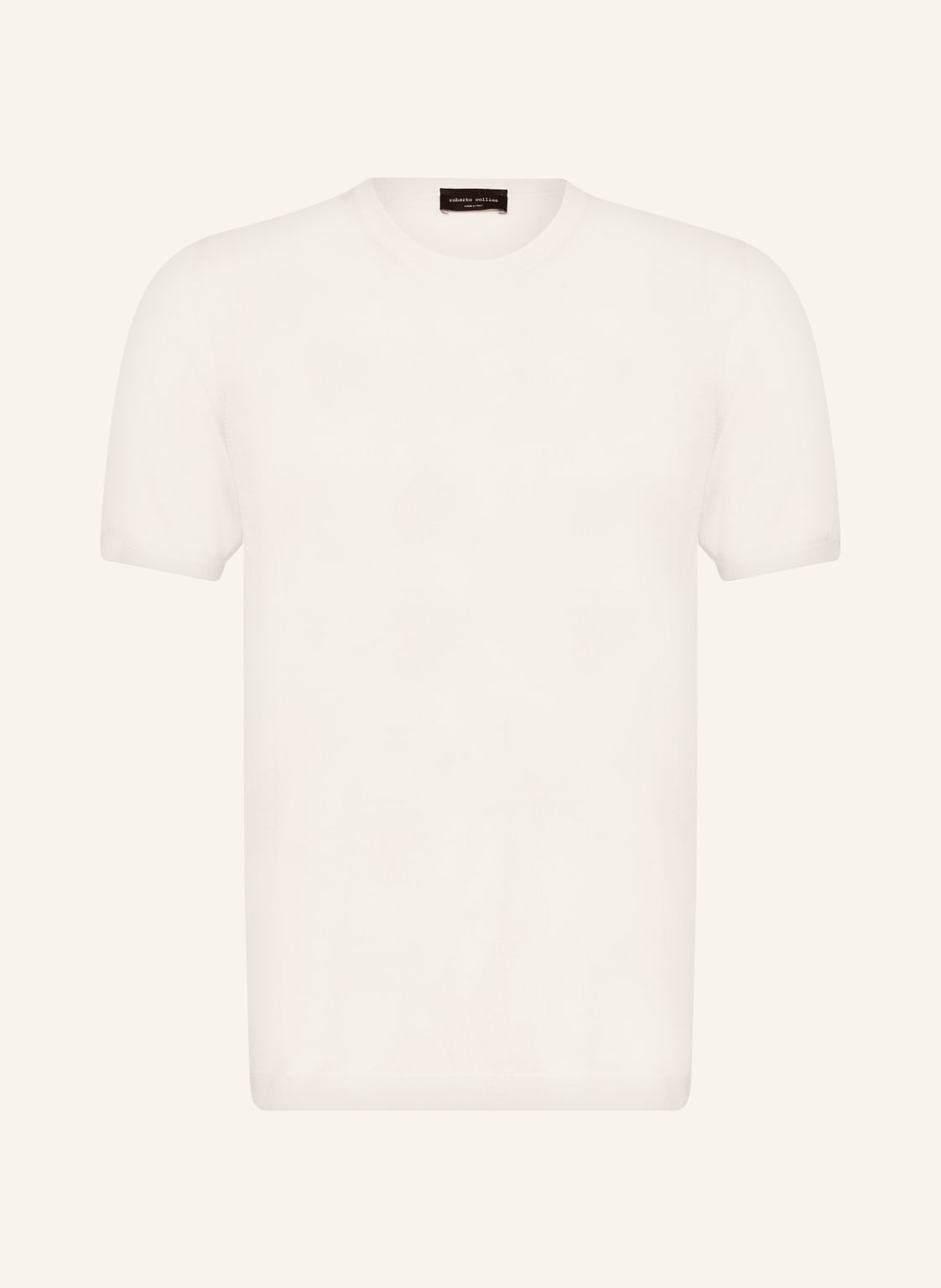 Roberto Collina T-Shirt Aus Seide weiss von roberto collina