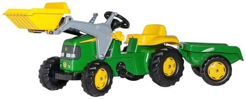 rolly toys® Trettraktor »rollyKid, John Deere«, mit Trailer und Lader von rolly toys®