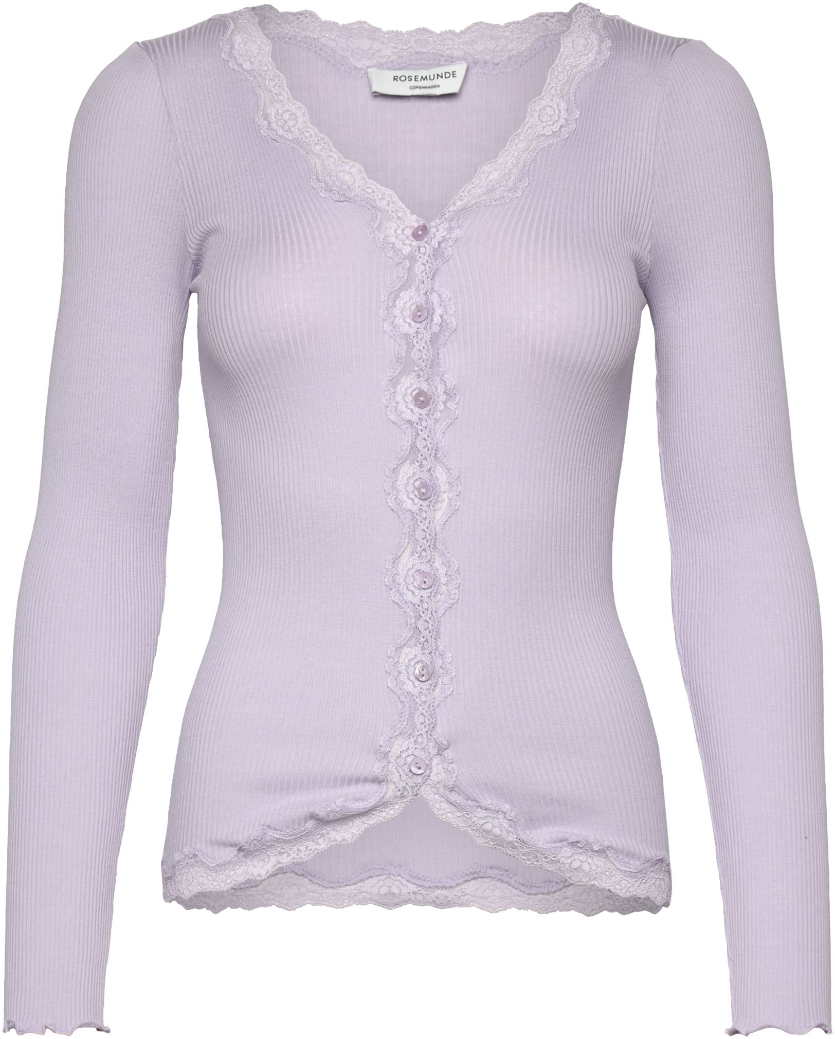 rosemunde Strickjacke »Babette Silk Cardigan«, wunderschöner Vintage-Spitzenbesatz, wertige Perlmuttknopfleiste von rosemunde