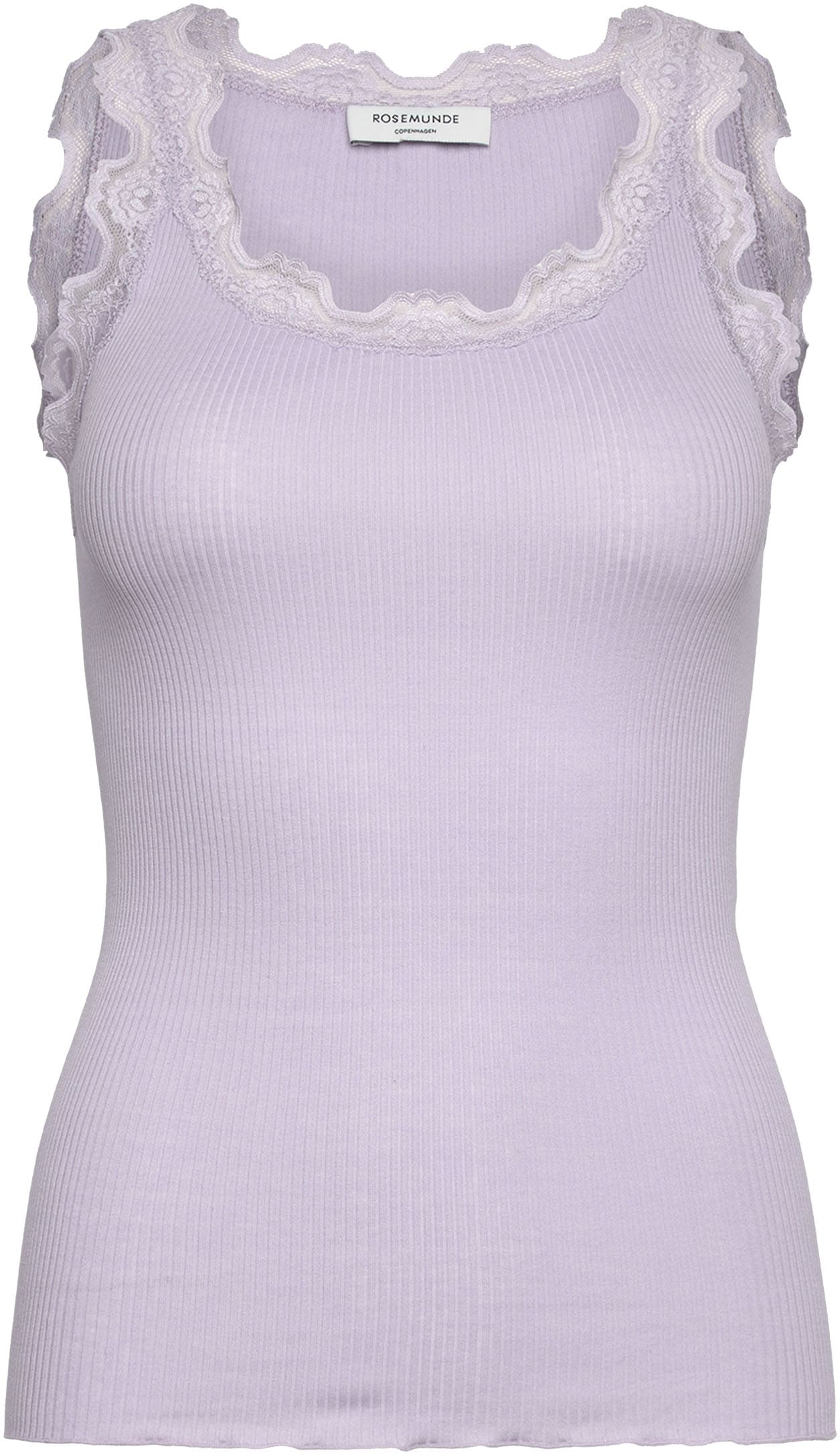 rosemunde Tanktop »Babette Silk Top«, wunderschöner Vintage-Spitzenbesatz an Ausschnitt und Trägern von rosemunde