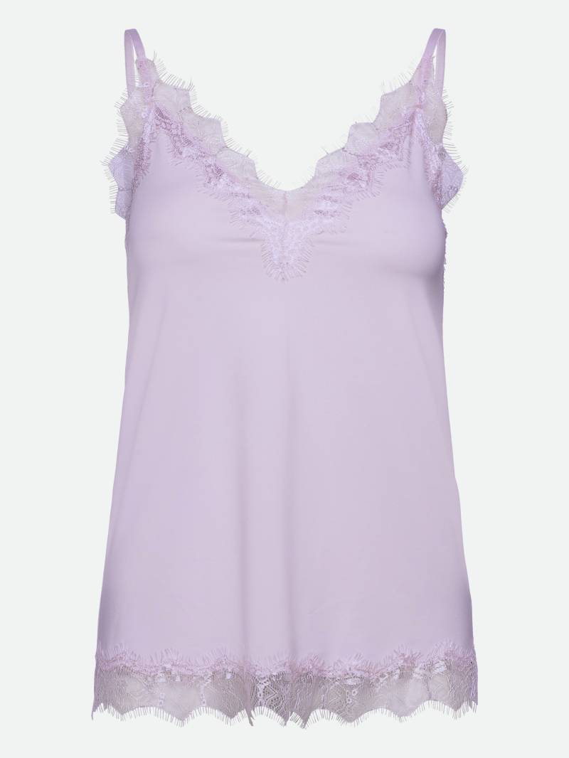 rosemunde Unterhemd »Billie Strap Top«, wunderschöner Vintage-Spitzenbesatz an Ausschnitt und Saum von rosemunde