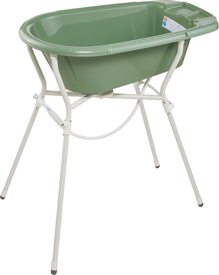 Rotho Babydesign Babybadewanne »Bella Bambina Badelösung, shale green«, (Set) von rotho babydesign