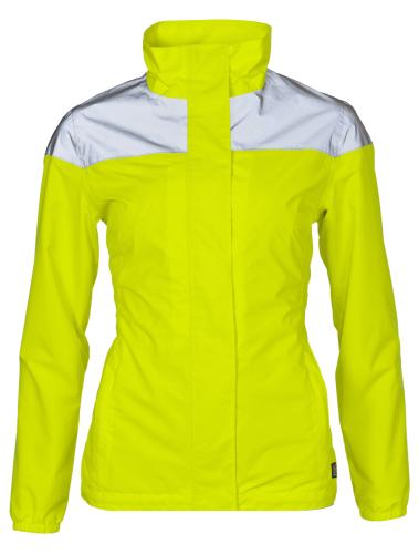 rukka Cyclist Damen Regenjacke - fluorescent lemon (Grösse: 42) von rukka