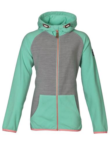 rukka Erik Kinder Fleece Zip-Hoodie - biscay green (Grösse: 176) von rukka