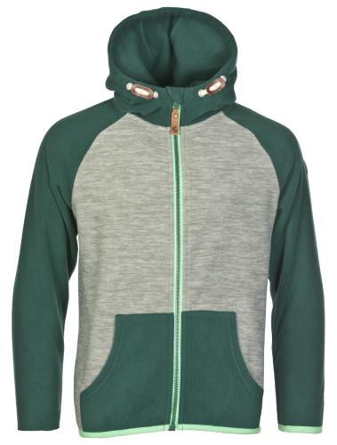 rukka Erik Kinder Fleece Zip-Hoodie - sea moss (Grösse: 98) von rukka