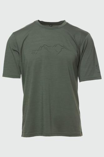 rukka Esin Merino Herren T-Shirt - ivy green (Grösse: XXL) von rukka