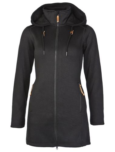 rukka Franca Damen Fleece Mantel - black (Grösse: 42) von rukka