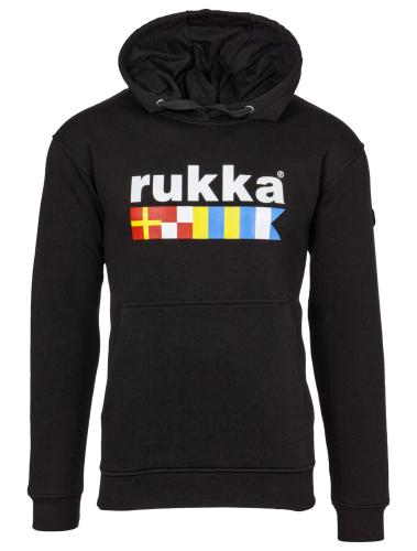 rukka Henning Hoodie mit rukka Logo unisex - black (Grösse: 3XL) von rukka