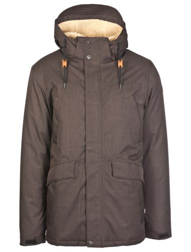 rukka Jordan Herren Winterparka - black coffee mélange (Grösse: L) von rukka