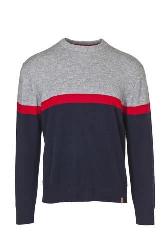 rukka Kuno Herren Pullover Rundhals - silver mélange (Grösse: L) von rukka