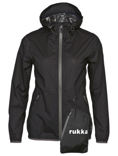 rukka Shelter Damen Regenjacke - black (Grösse: 36) von rukka