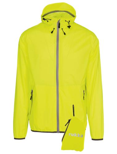 rukka Shelter Herren Regenjacke - fluorescent lemon (Grösse: 3XL) von rukka