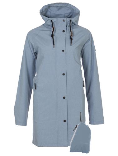 rukka Travelcoat Damen Regenjacke - faded denim (Grösse: 36) von rukka