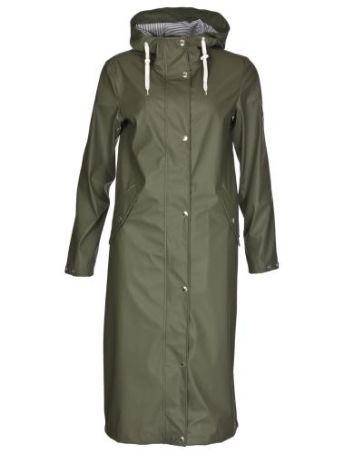 rukka Wolkenbruch Damen Wintermantel lang - deep lichen green (Grösse: 38) von rukka