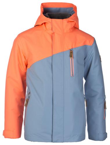 rukka Xaver Kinder 3 in 1 Jacke - neon salmon (Grösse: 164) von rukka