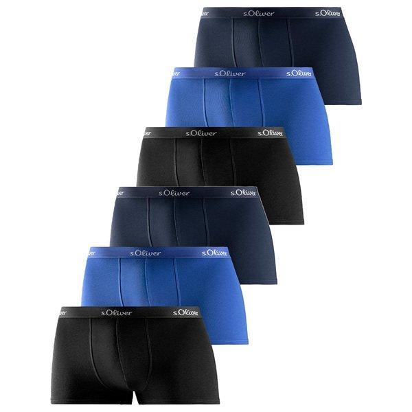 6er Pack Basic - Retro Short Pant Herren Blau XL von s. Oliver