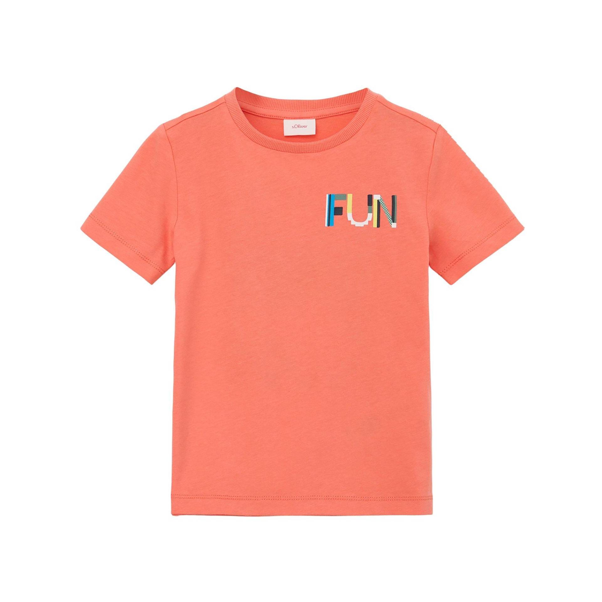 T-shirt Jungen Orange 116/122/SLIM von s. Oliver