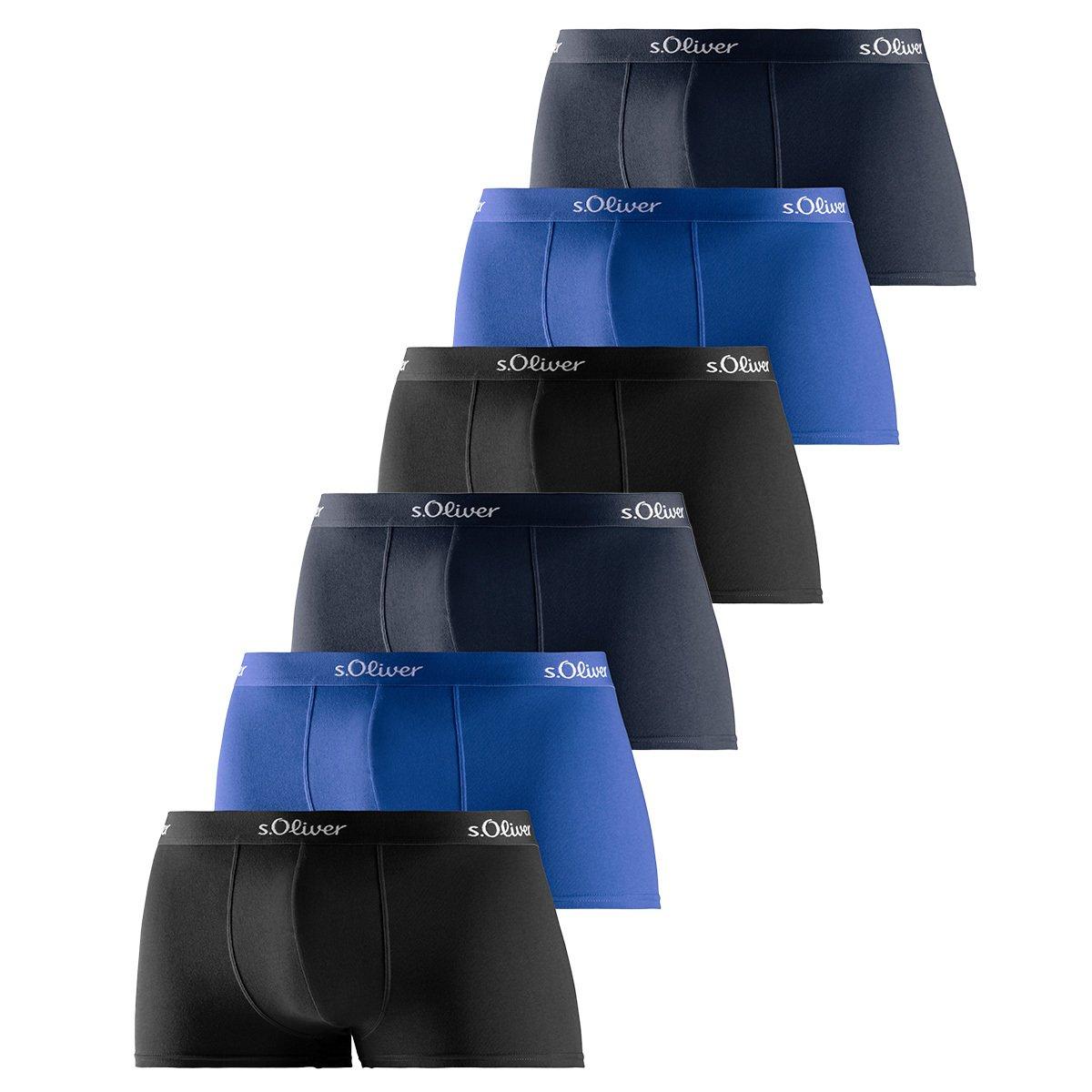 6er Pack Basic - Retro Short Pant Herren Blau XL von s. Oliver