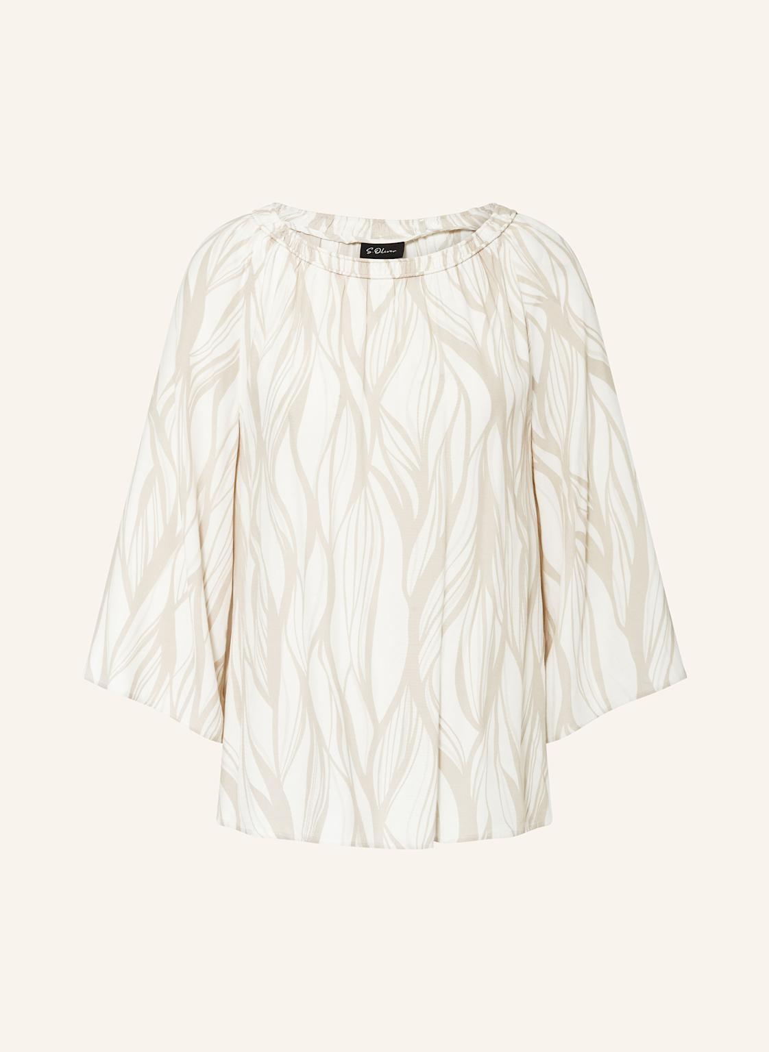 S.Oliver Black Label Blusenshirt Mit 3/4-Arm beige S.Oliver Black Label Blusenshirt Mit 3/4-Arm beige von s.Oliver BLACK LABEL