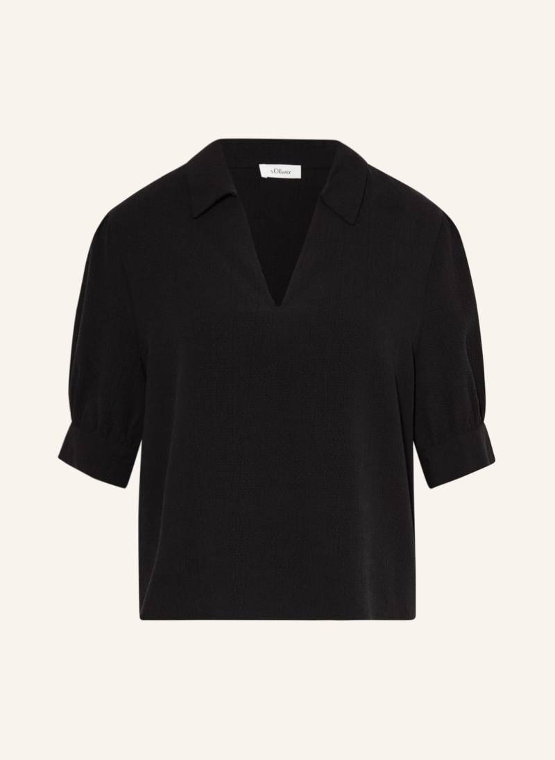 S.Oliver Black Label Blusenshirt schwarz von s.Oliver BLACK LABEL